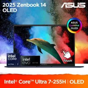 ASUS 젠북 14 OLED UX3405CA-PZ199W 인텔 U7-255H 터치스크린 노트북 사무용 인강용