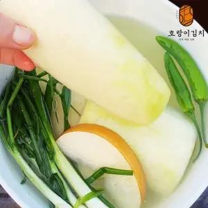 [호랑이김치]제주도 월동무 겨울 물김치 동치미 5kg