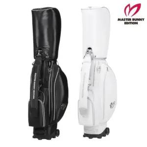 MASTER BUNNY 여성 골프 글로시한 로고 자수 트롤리 골프백 421E1 CB101