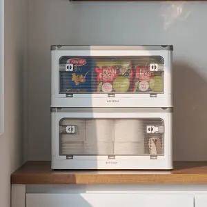 아이윤 접이식 대형 폴딩 리빙박스 옷 장난감 정리함 펜트리 수납함 다용도 정리함 28L