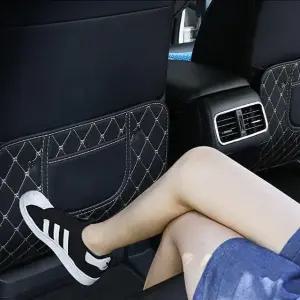 자동차 킥매트 차량용 시트백커버 뒷좌석 발자국 (WFHR0ZA)