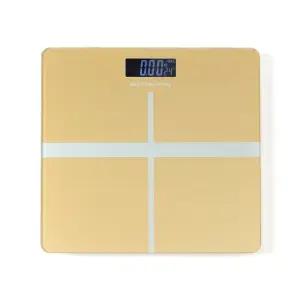 체중측정계 사각 체중계 크로스 디지털 골드 (WFHJDFB)