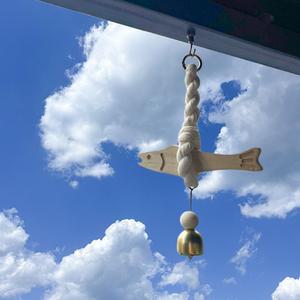 우드 행운종 명태 자석 고리 도어벨 1P 현관 인테리어 액막이 개업집들이선물