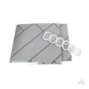 욕실커튼 방수 EVA 샤워커텐 불투명 욕실커텐 그레이 (WFGTJ2M)