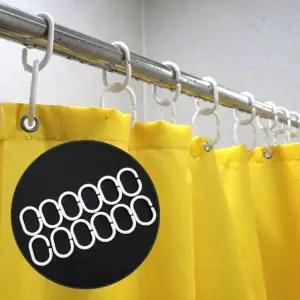 화이트 C형 플라스틱 커튼고리 커튼링 (WFGTEZK)