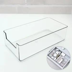 하루시작 모듈형 투명 사각 수납함 중 10X20X6 (WFGMDND)