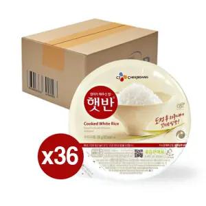 햇반 둥근 햇반 200g 36개