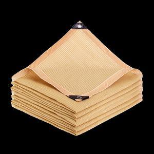 썬쉐이드 차양막 그늘막 천막 메쉬 차광막 테라스 옥상 사각 베이지 2x5m