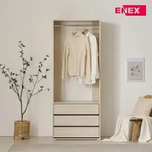 [ENEX]데일리 스테이션 3단 서랍 행거형 모듈 옷장 800