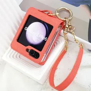 갤럭시Z플립7 J2L 뷰티 레더 맥세이프 제트플립 카드 스트랩 케이스 갤럭시Z플립6 5 4 3