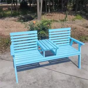 야외테이블의자세트 부식방지 정원 카페 발코니 목재 방수 벤치