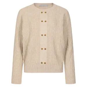 (아날도바시니) 골드 더블 버튼 니트(AX11KP34S)