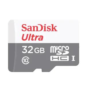 샌디스크 Ultra 32GB 홈캠 닌텐도 핸드폰 블랙박스용 TF 외장 메모리카드 QUNR