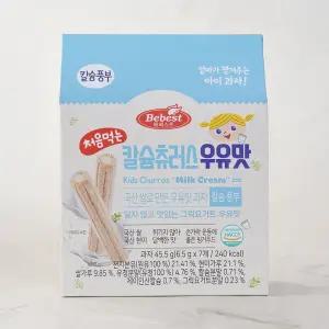 베베스트 처음먹는 칼슘 츄러스 우유맛 45.5g