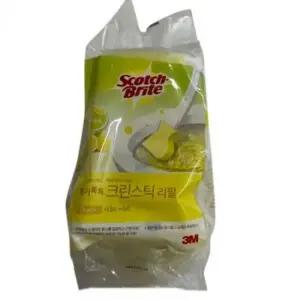 3M 크린스틱 향기 리필 레몬향 5개입 변기브러쉬 청소솔 바닥솔 크릭스틱교체용 화장실솔