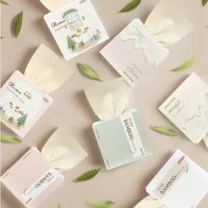 휴홈 무표백 대나무 미니티슈 3종 9개입