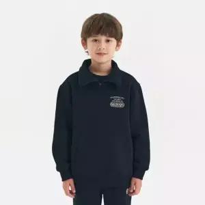 [아웃도어 프로덕트 키즈]기모 반집업 맨투맨 (블랙) OD254IZM05_BLK