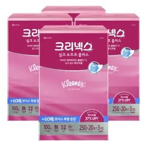크리넥스 실크소프트 270매X3개입 4팩