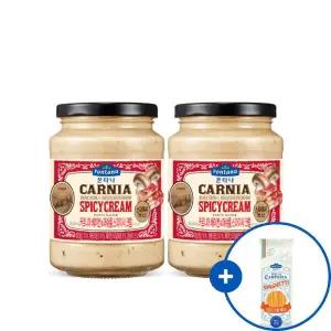 [내일도착] 폰타나 카르니아 베이컨&머쉬룸 스파이시크림 파스타소스 430gx2병 +면 250g