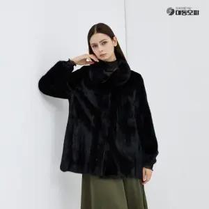 [대동모피] SAGA 휘메일 풀스킨 밍크 코트(블랙)[35567530]