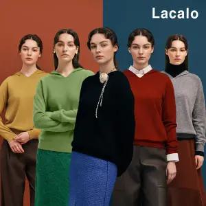 [Lacalo] 라칼로 25FW 메리노울100 홀가먼트 후드 풀오버 1종