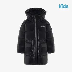 [노스페이스] 키즈 걸즈 레이나 다운 코트 (RDS) BLACK NC1DR58S