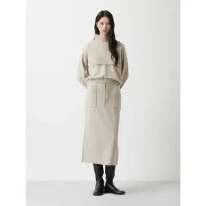 [ZOOC](광주신세계)(25년 겨울) 울 블렌디드 니트 스커트 Z254KSD105