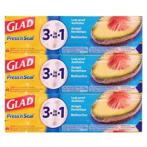 글래드 프레스 앤 씰 매직랩 30CM X 43.4M 3팩 코스트코 밀폐 랩 접착 ?