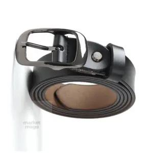 마켓마고Z 여성가죽벨트 블랙 여성밸트