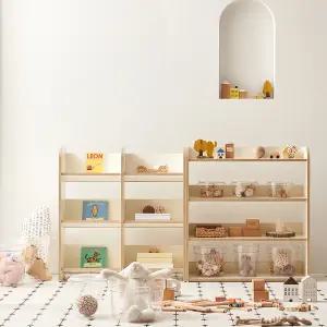 [소르니아] 멜로우 전면책장 교구장 어린이책장 장난감정리