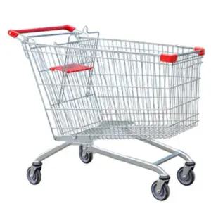 업소용 대형 마트 스텐 쇼핑 카트 240L 바구니 매장용 장바구니 백화점