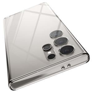 삼성 갤럭시 S25 울트라 S24 S23 S21 S20 FE S22 플러스 범퍼 카파 커버 Fundas에 대한 얇은 투명 실리콘 소프트 TPU 케이스