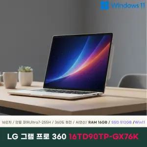 LG 그램 프로360 16TD90TP-GX76K 노트북 16GB 512GB Win11