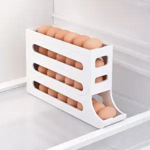 2ea 슬림핏 4단 계란보관함 정리함 수납함 트레이