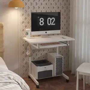 1인 컴퓨터 책상 이동식 800 공간활용 학생 조립식 원룸