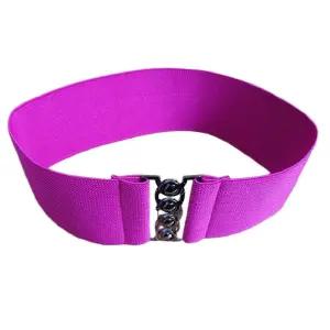 여성 그린 허리 밴드 무봉제 탄력 원피스 슬림 벨트