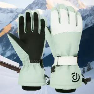 초코링샵 윈터프로스키장갑, 방한 방풍 스마트 전손 터치 free