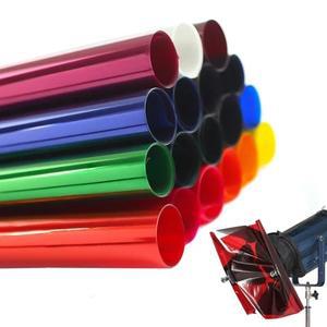 [호환품]일광-텅스텐 필터 색상 온도 보정 젤 CTO CTB 변환  스튜디오 초상화 레드 헤드 라이트 스트로브