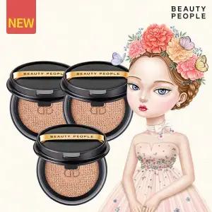 뷰티피플 철벽녀 소이 단백질 앰플 쿠션 리필 3개 ( 18g )