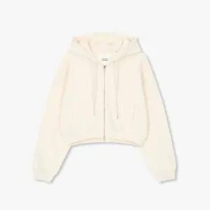 크롭 기모 후드 집업 9105413230G