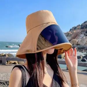 여성용 선글라스 선캡 썬캡 모자 얼굴가리는모자