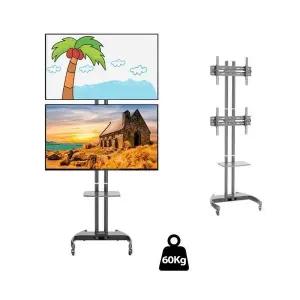 [룽스]모니터 거치대 이동식TV거치대 이동식 70in