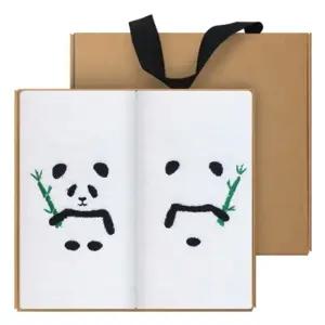 송월 판다 바오 160g 코마40수 2매선물세트(크라프트) 수건 타올 타월