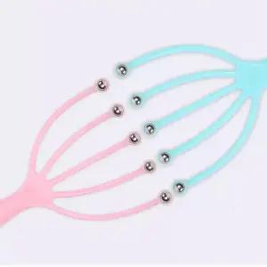 혈액순환 쿨 헤드 머리 두피 롤링 마사지기 안마기 두피마사지기