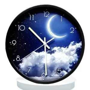 LED벽시계 디자인 이쁜시계 불빛 화려한 조명 벽걸이