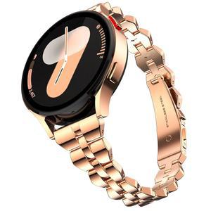 GELISHI 20mm 시계 밴드 여성용 갤럭시 워치 7 6 5 4 40mm 44mm, 클래식 43mm 47mm / 42mm 46mm와 호환되는 슬림 스테인리스 메탈 퀵 릴리스 스트랩