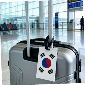태극기 캐리어 네임택 여행용 가방표시 공항 출장 해외 분실방지 러기지택 이름표