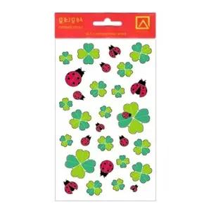 트라움몰 [세모네모] 스티커이야기-크로바와무당벌레 SS-901 (1개입)