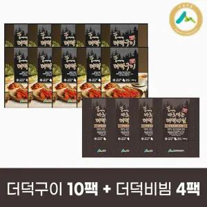 국산 2025년 제철 더덕무침 10팩+더덕비빔 4팩