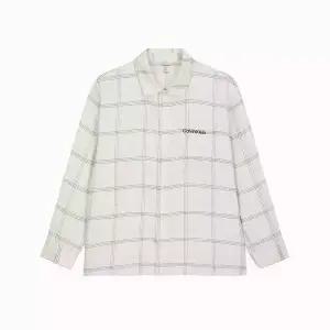 Calvin Klein Underwear 남성 코튼 포플린 버튼 다운 NM2897-1HG